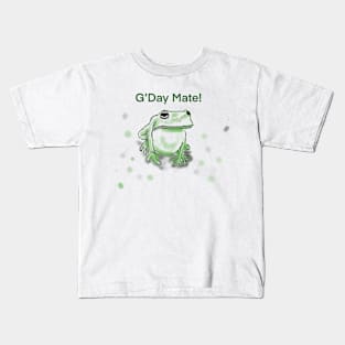 Gday mate frog Kids T-Shirt